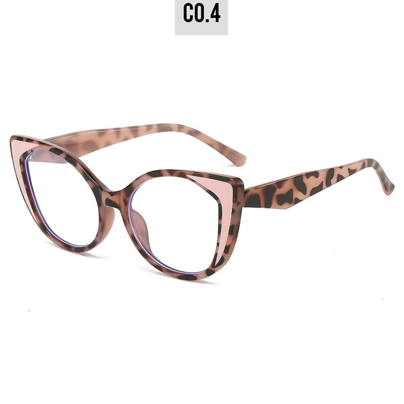 Women's Cat-Eye Glasses with Floral Design and Adjustable Nose Bridge Kalsten