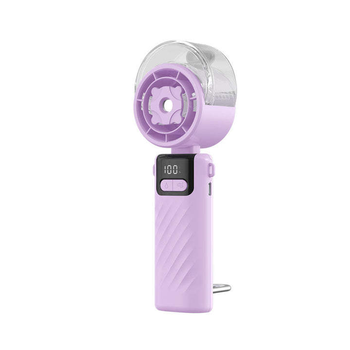 Unisex Rechargeable Adjustable Airflow Handheld Mist Fan Kalsten