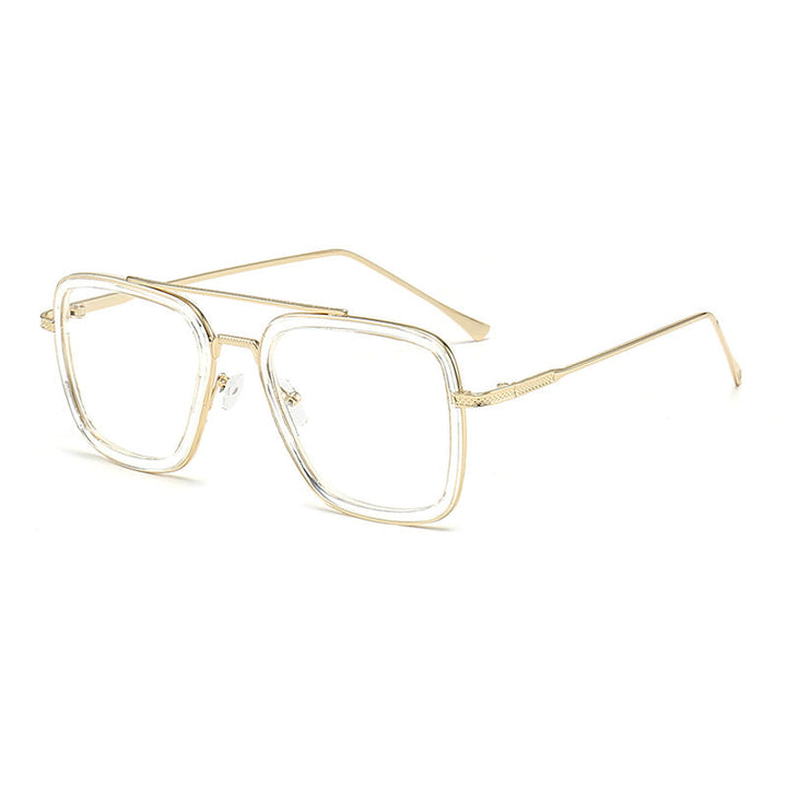 Women's fashionable square sunglasses with glamorous metal frame Kalsten