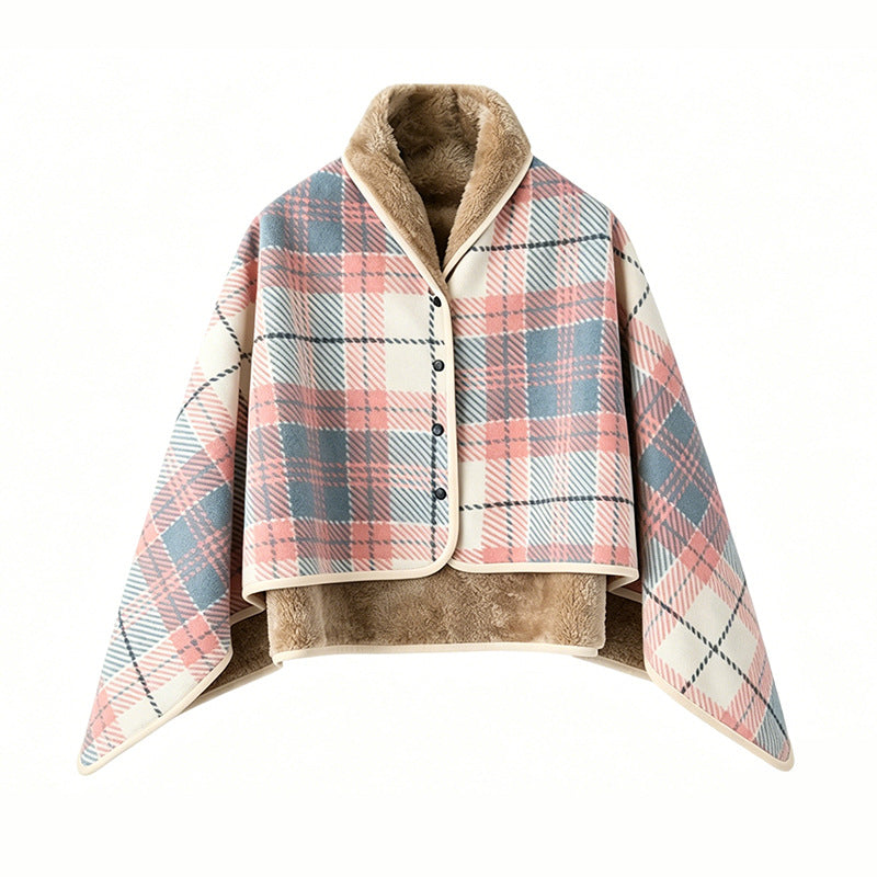 Ladies elegant warmkeeping poncho blanket Kalsten