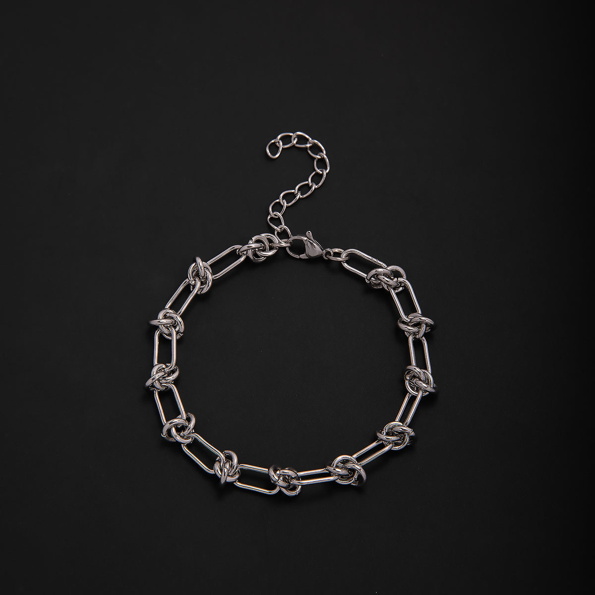 Elegant Geometric Link Bracelet Acalora