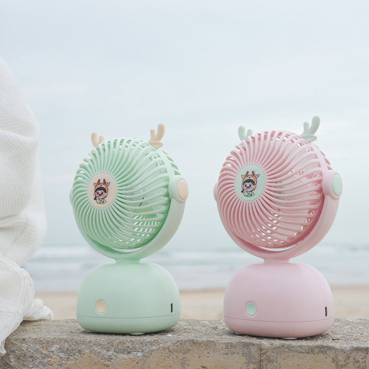 Unisex Portable Mini Fan with Cute Cat Design Kalsten