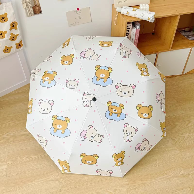 Women's Foldable Umbrella with Cute Animal Design Kalsten
