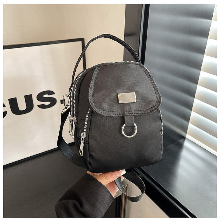 Compact Multi-Pocket Mini Backpack