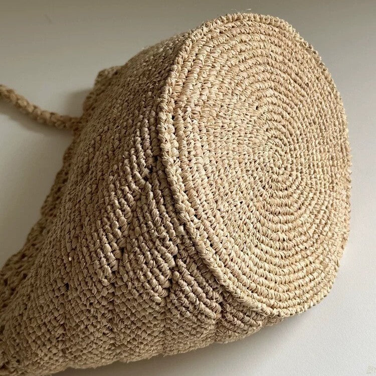 Handmade basket bag with unique weaving Kalsten