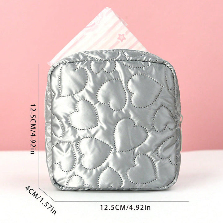 Practical cosmetic bag with heart motif Kalsten