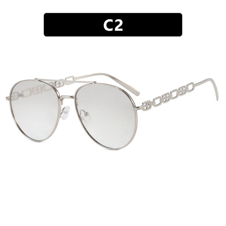Women's striking sunglasses with luxurious chain detail and polarized lenses Kalsten
