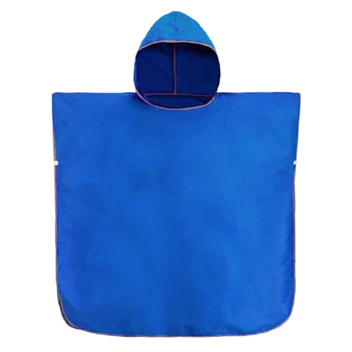Water-repellent hooded poncho Kalsten
