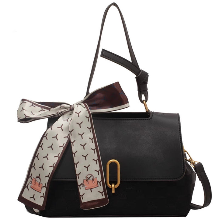 Chic Structured Handheld Satchel Kalsten