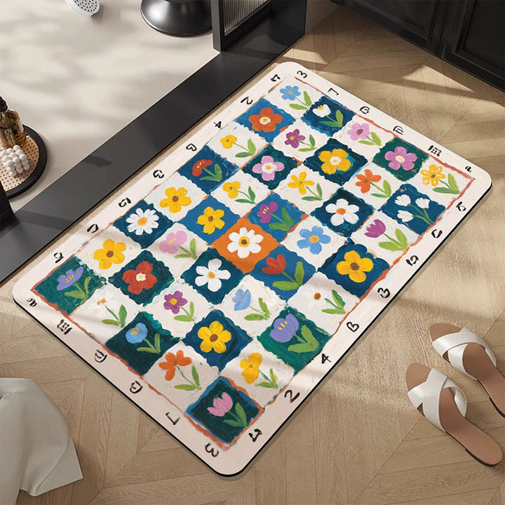 Decorative Floral Area Rug