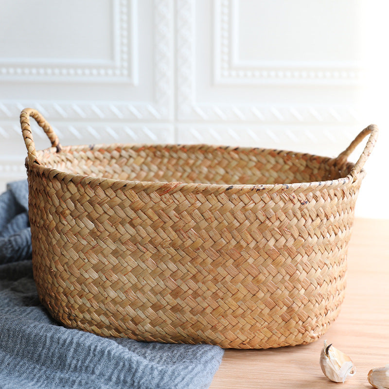 Handwoven Seagrass Storage Basket Kalsten
