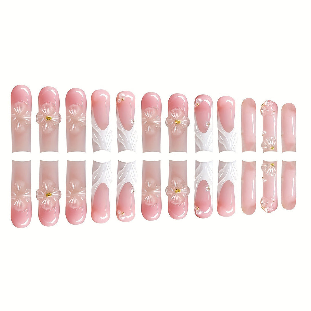 Decorative Press-On Nail Set Kalsten