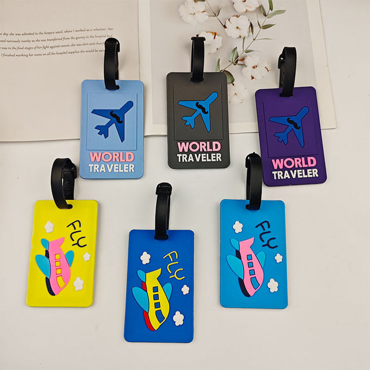 Unisex Travel-Themed Luggage Identifier Kalsten
