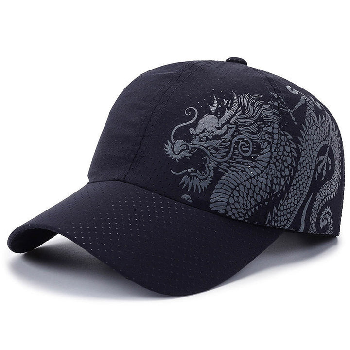 Men's Sports Cap with Dragon Pattern Kalsten