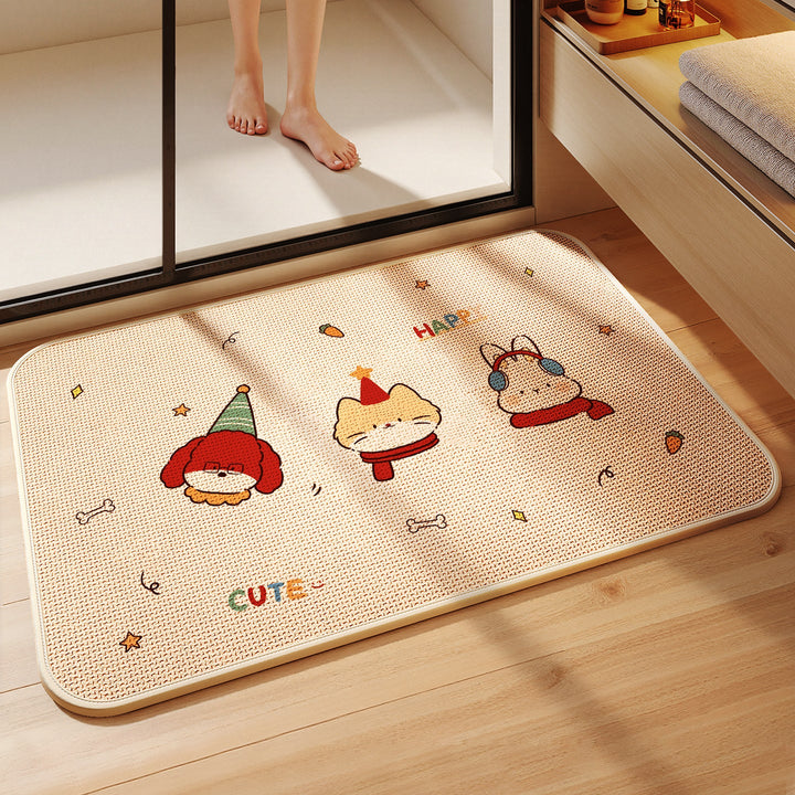 Decorative Bath Mat Kalsten