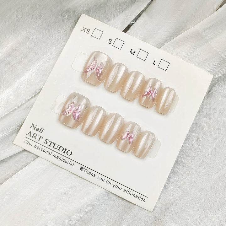 Artificial nails with Elegant Ombre Design Kalsten