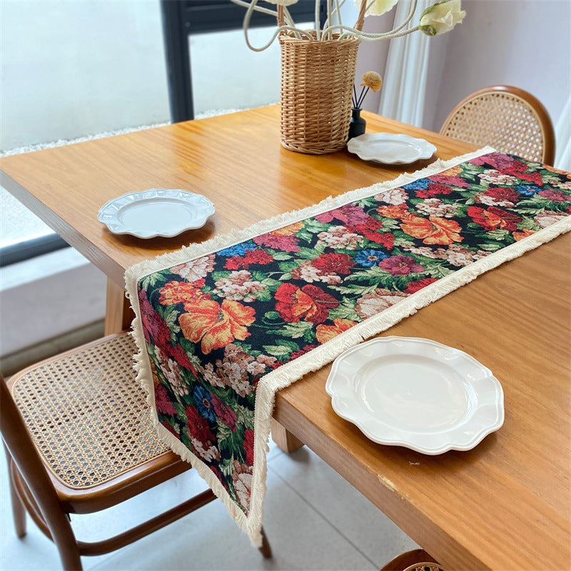 Decorative Floral Table Runner