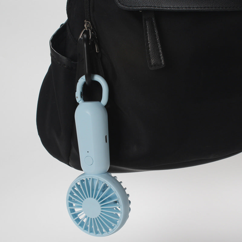 Unisex portable mini hand fan with USB charging and carrying strap Kalsten
