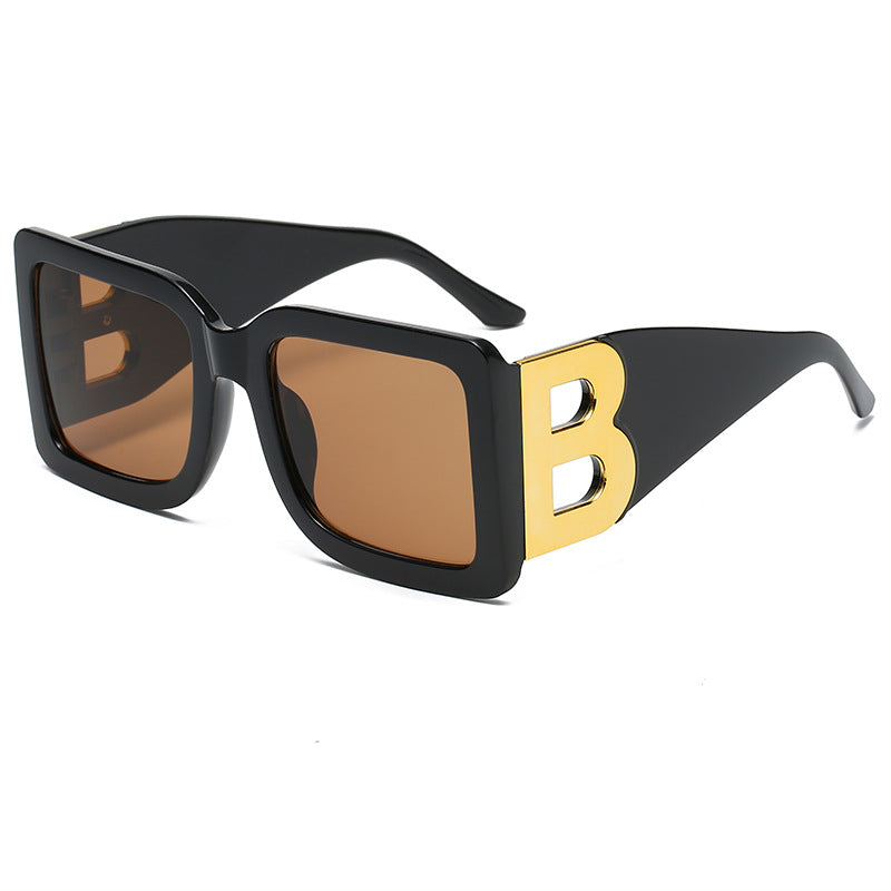 Women Oversized Sunglasses with Decorative Frame Kalsten