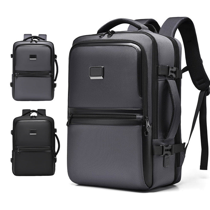 Elegant Laptop Backpack with Water-Repellent Material and Innovative Compartment System Kalsten
