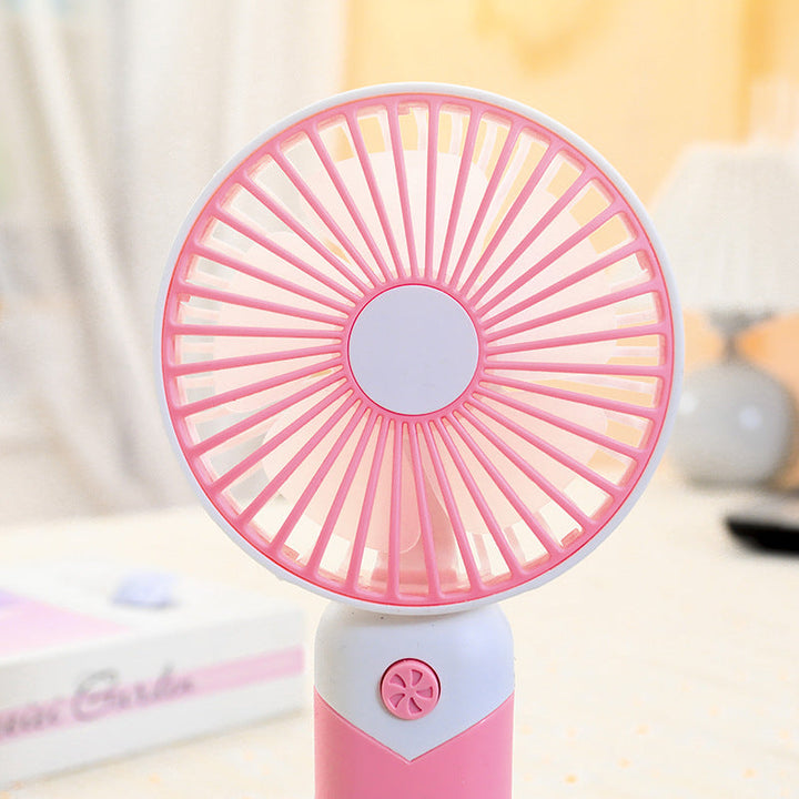 Women Portable Hand Fan with Flexible Stand and Powerful Battery Kalsten