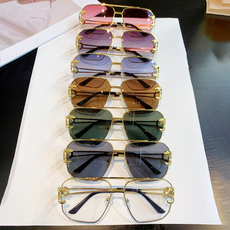 Ladies square sunglasses with luxurious metal frame Kalsten