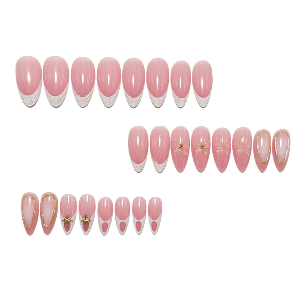 Elegant artificial nails with floral accents Kalsten