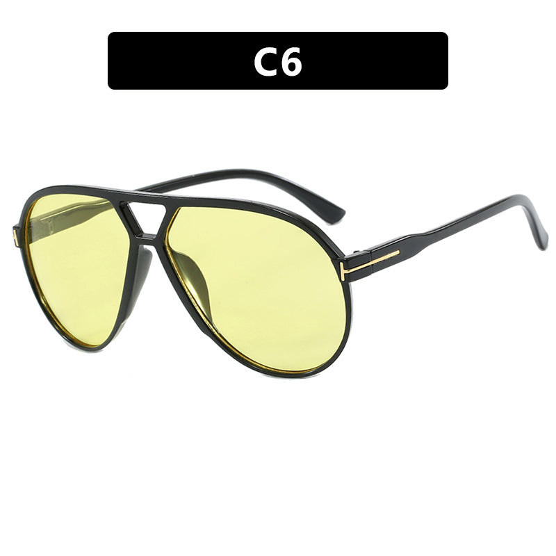 Women's fashionable sunglasses in stylish pilot look Kalsten