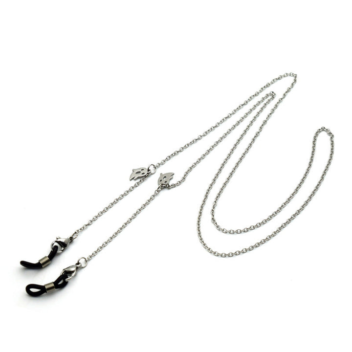 Stylish Geometric Chain Eyewear Holder Kalsten
