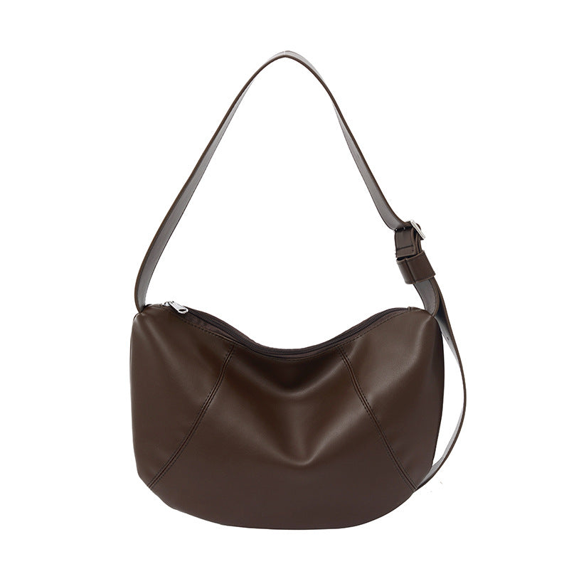 Fashionable shoulder bag with adjustable shoulder strap and sturdy zipper Kalsten
