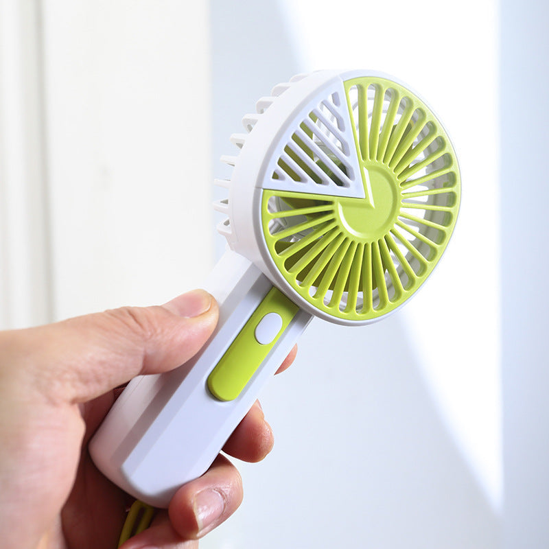 Ladies Portable Handheld Fan with USB Connection and Safety Net Kalsten