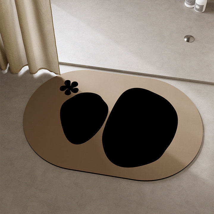 Playful Cat-Themed Bath Mat Kalsten