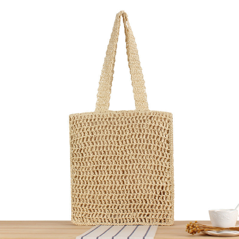 Braided Shopping Bag in Minimalistic Design Kalsten