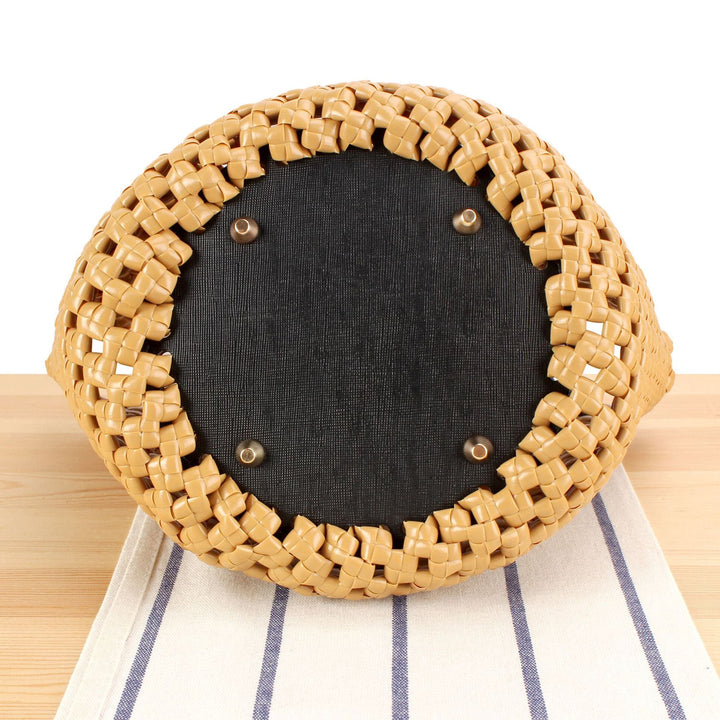 Basket bag with high-quality artificial leather handle Kalsten