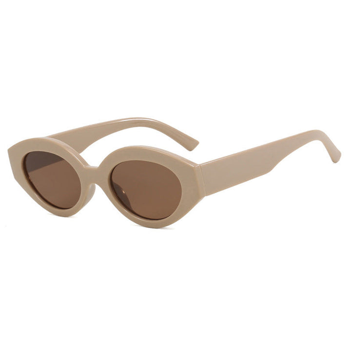 Ladies trendy cat-eye sunglasses with animal print Kalsten