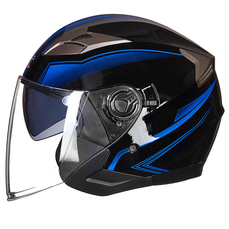 Full-Face Motorcycle Helmet with Integrated Visor Kalsten