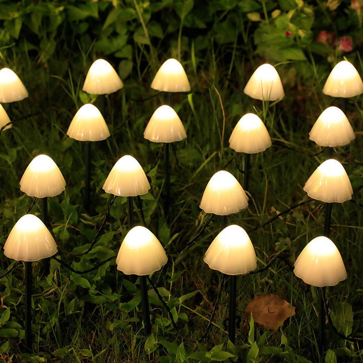 Crescent Moon Solar Garden Stake Lights With Textured Acrylic Diffuser And Warm White LED Kalsten