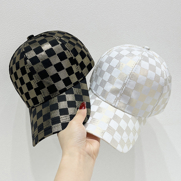 Women's Mesh Checkered Baseball Cap Kalsten