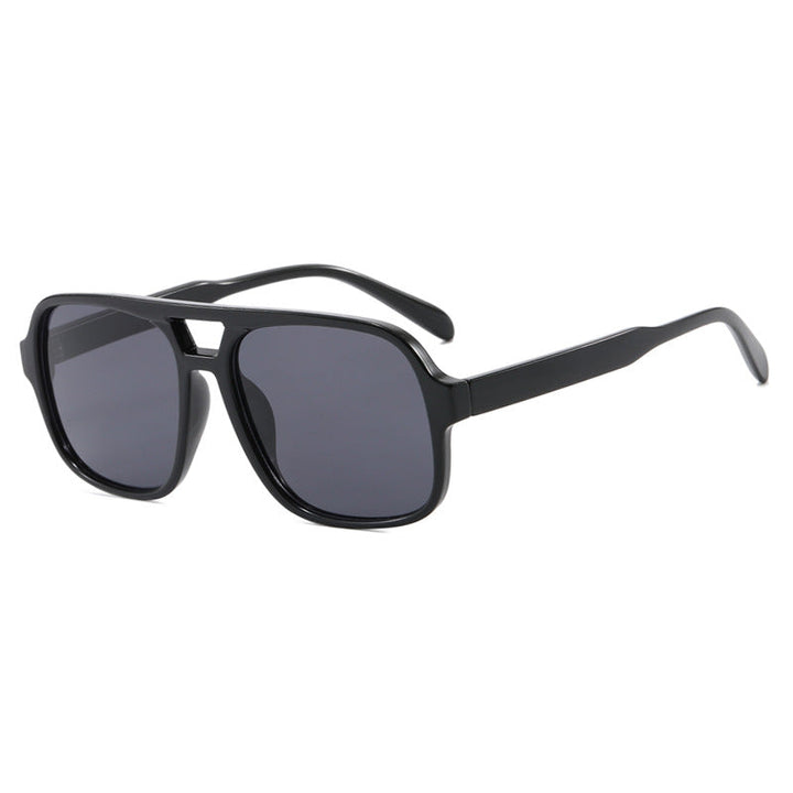 Women's modern square sunglasses with stylish transparent frame Kalsten