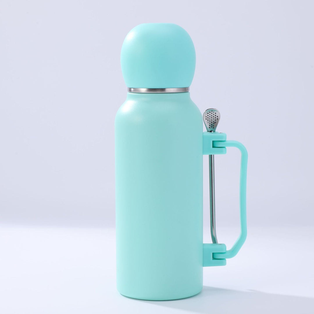 Women practical insulated bottle with integrated tea strainer Kalsten