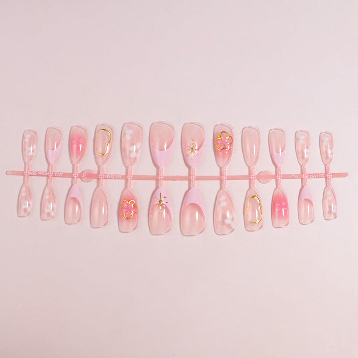 Premium Press-On Nail Set with Decorative Accents Kalsten