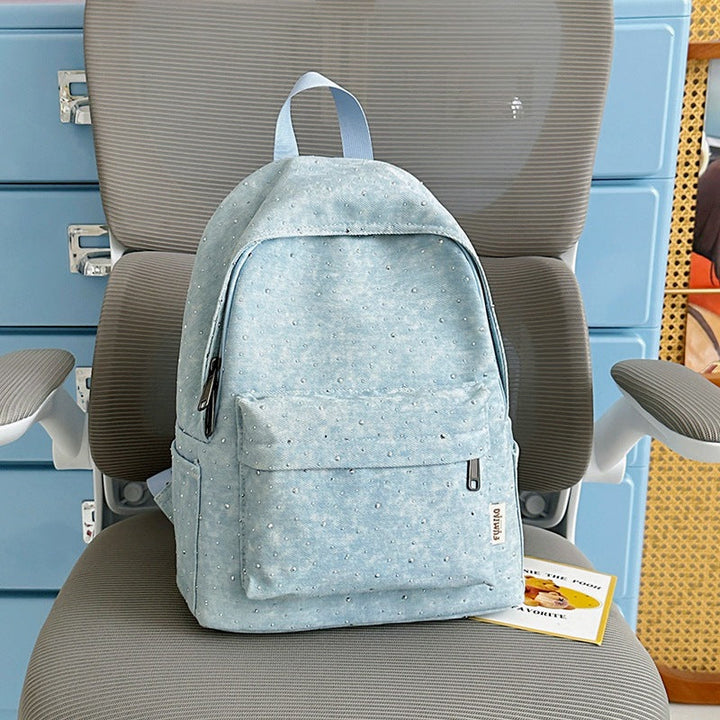 Casual Lightweight Backpack with Polka Dot Design Kalsten