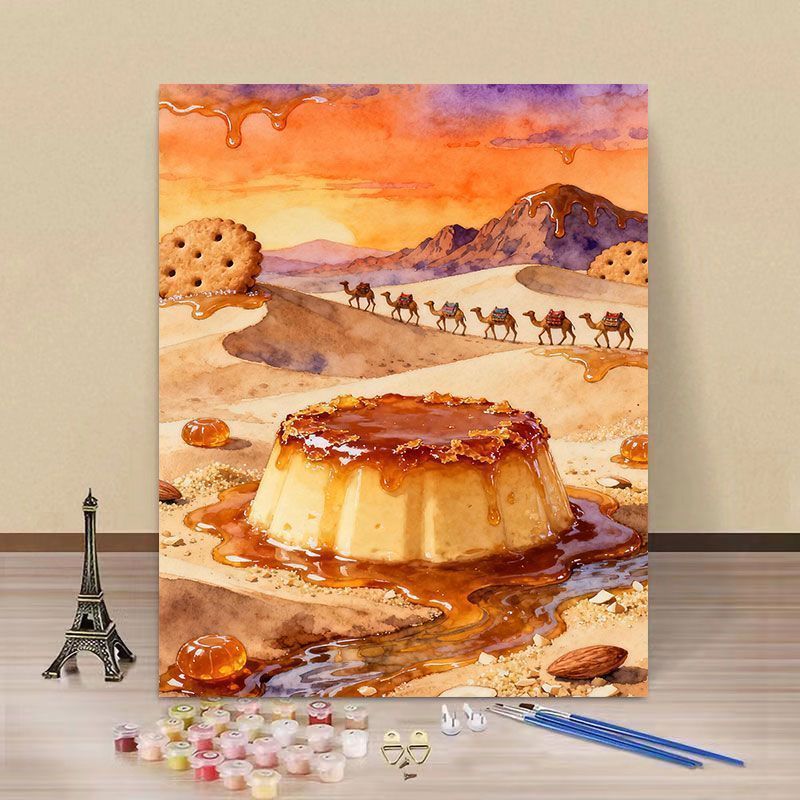 Fantasy Landscape DIY Paint by Numbers Art Kit Kalsten