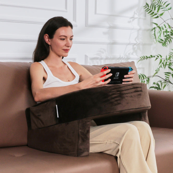 Ladies Ergonomic Reading Pillow with Side Support Kalsten