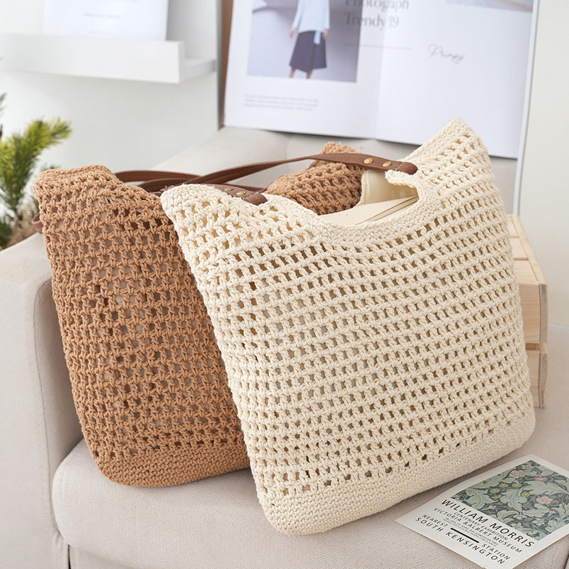 Handcrafted mesh tote bag Kalsten