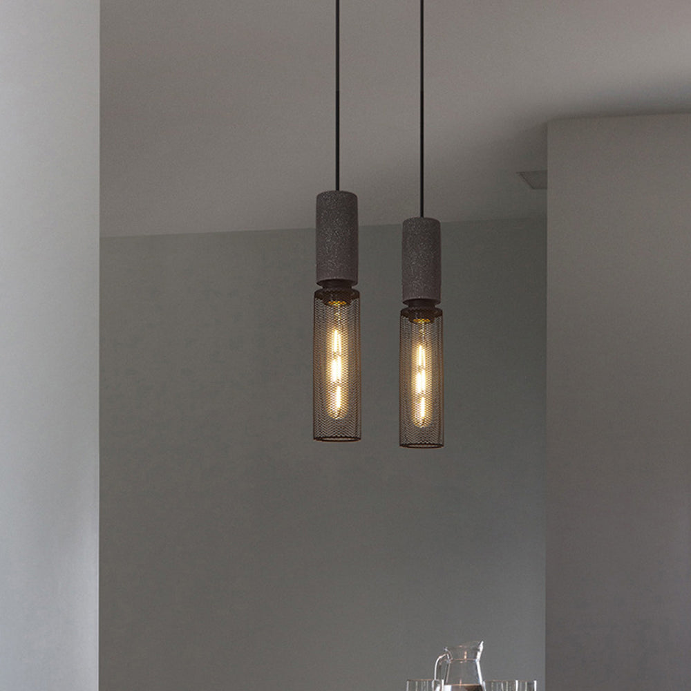 Modern Iron Grey Hanging Light Pendant Lampshade | Kalsten