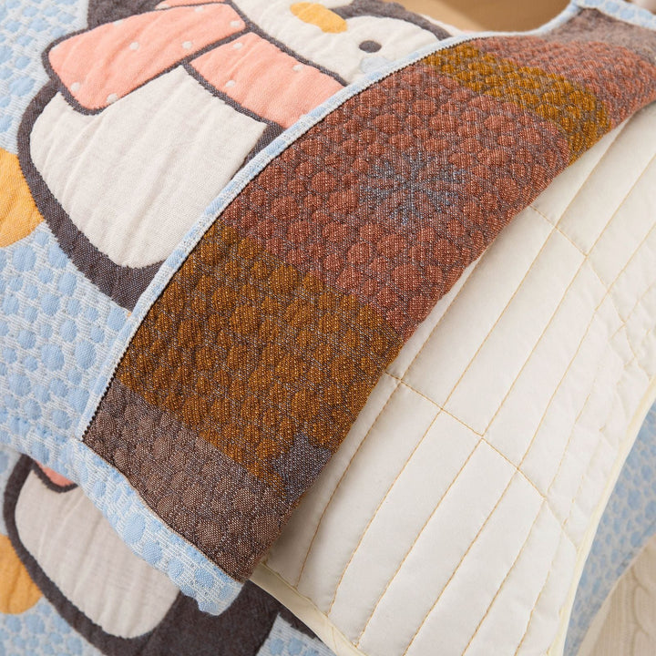 Ladies cushion cover with cheerful penguin design Kalsten