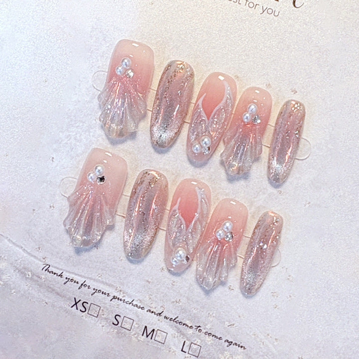 Premium French Tip Press-On Nails Kalsten