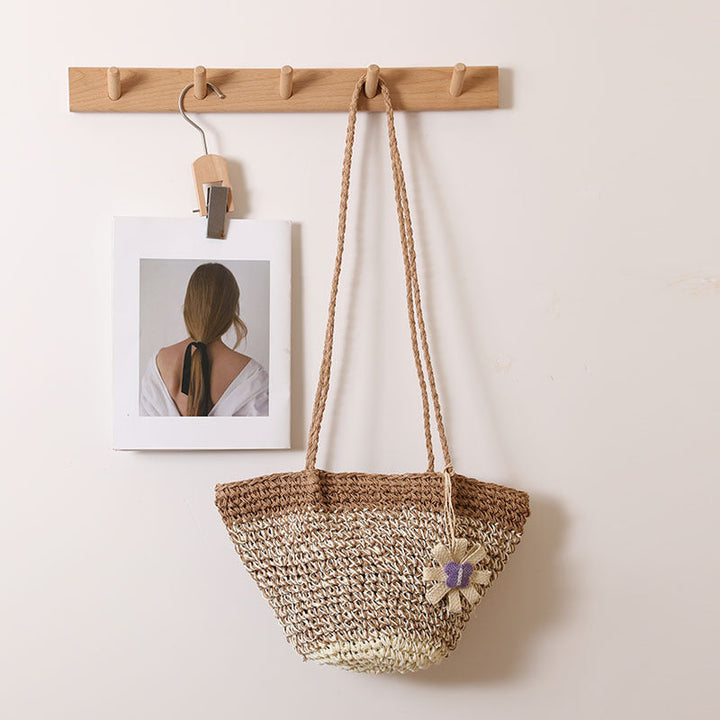 Fashionable and Handcrafted Handbag with Floral Accent Kalsten