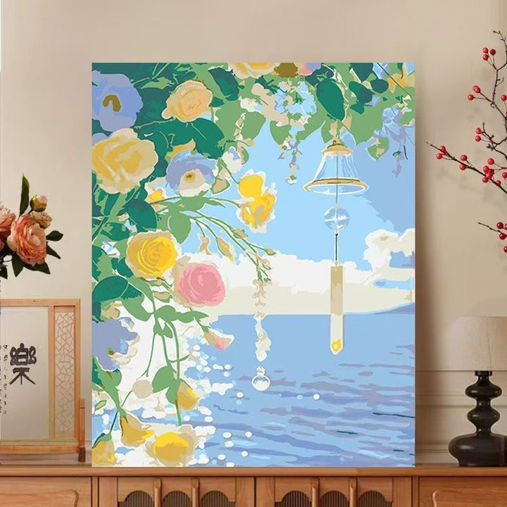 Floral Impressionist Canvas Art Print Kalsten